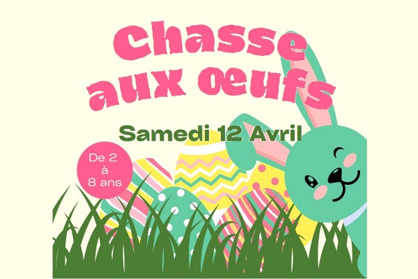 Chasse aux œufs le samedi 12 avril
